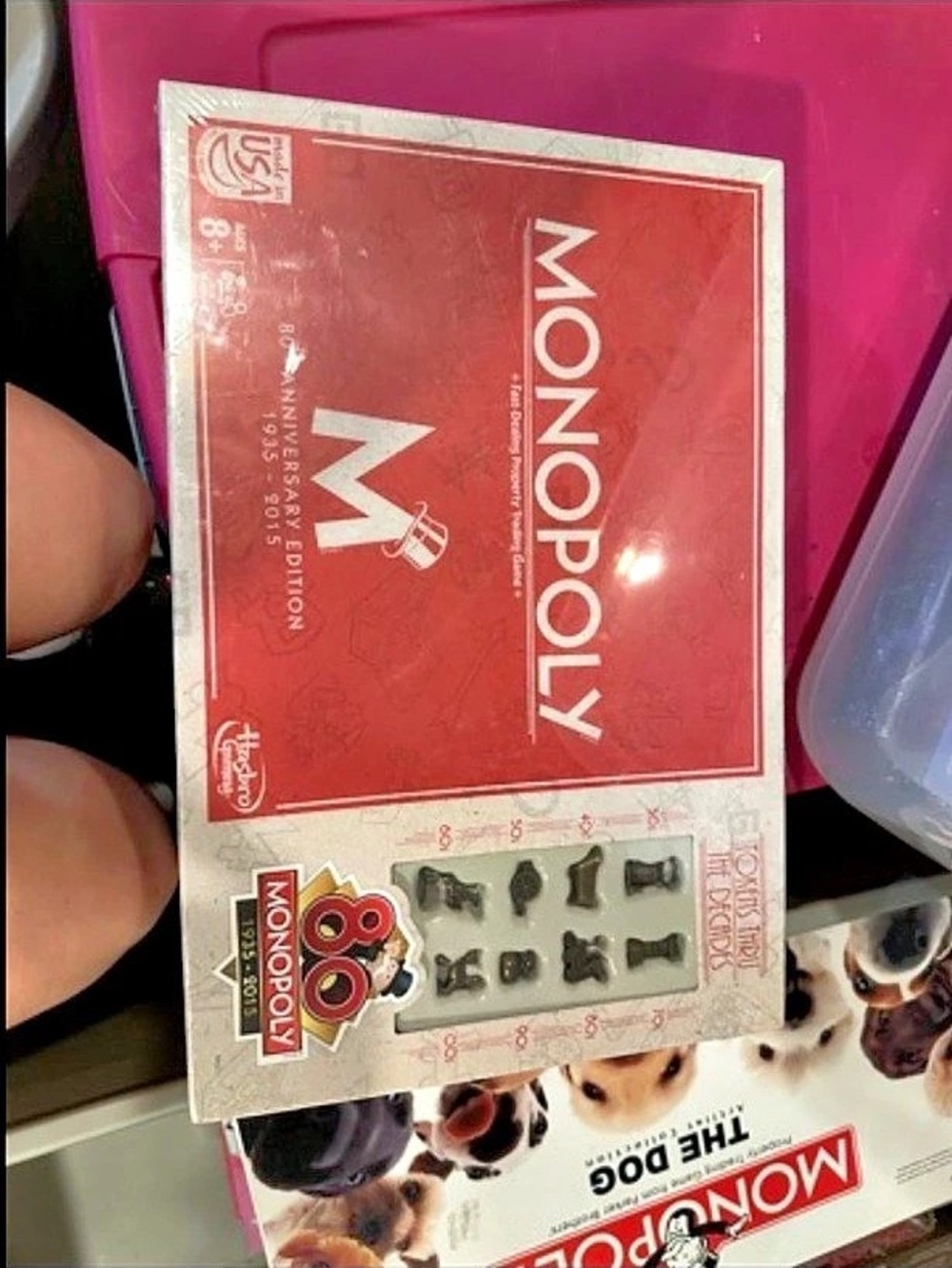 Hasbro Monopoly The Dog Edition Board Game Like New